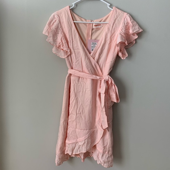 Pink tie dress - Picture 3 of 6